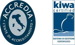 Bollino Kiwa Accredia Sistema di Gestione Certificato